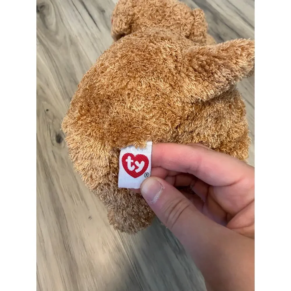 Ty Classic Scooter the Brown Lab Retriever Puppy Dog Beanbag Plush 16